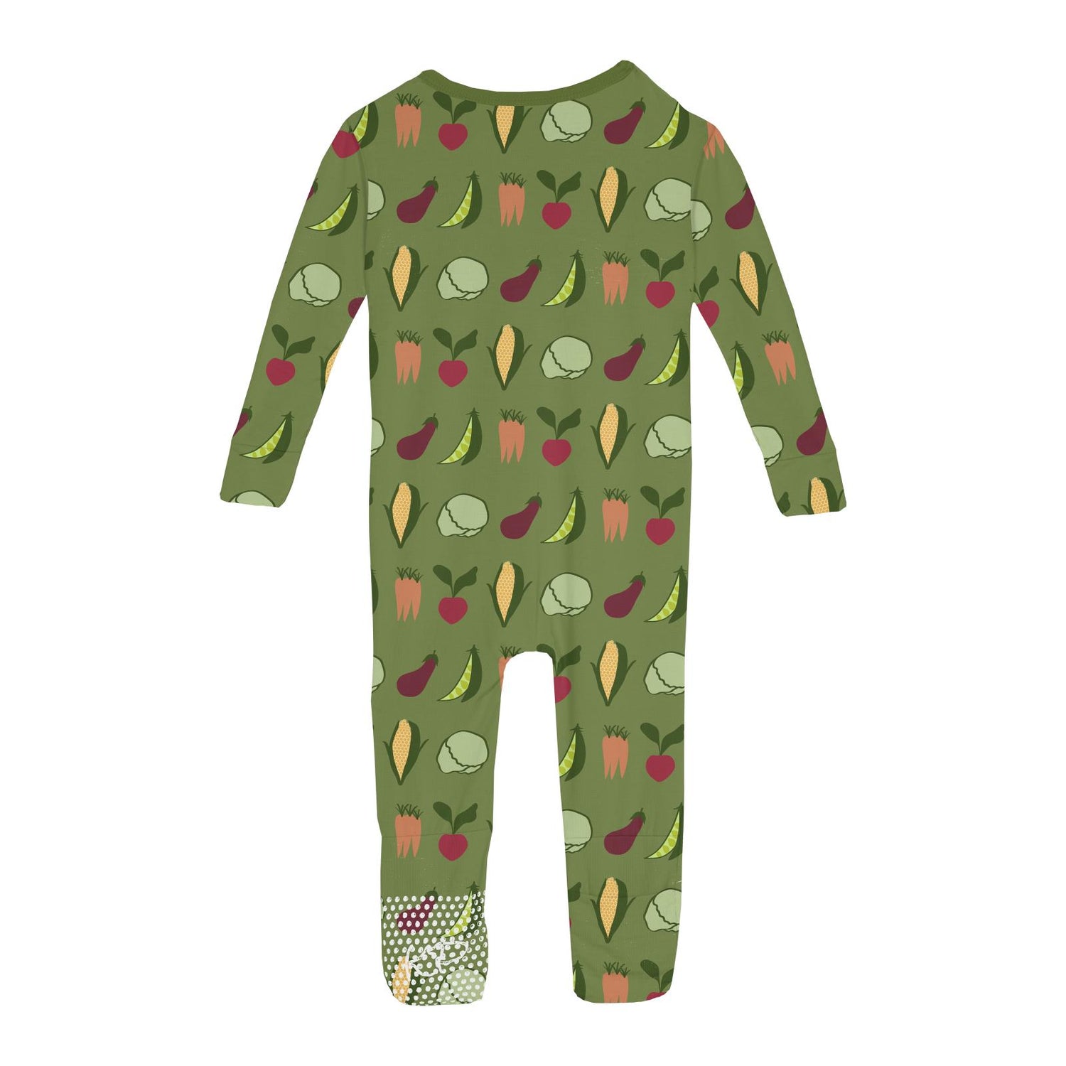 Print Convertible Sleeper with Zipper in Grasshopper Garden Veggies (357862)