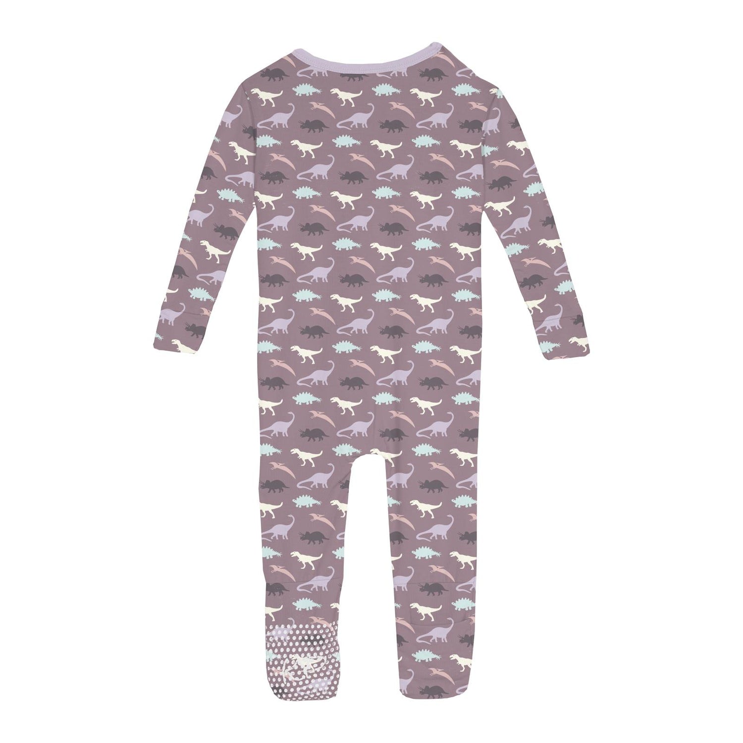 Print Convertible Sleeper with Zipper in Elderberry Tiny Dino (357879)