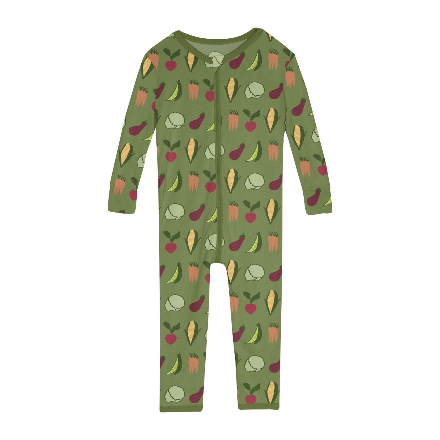 Print Convertible Sleeper with Zipper in Grasshopper Garden Veggies (357870)