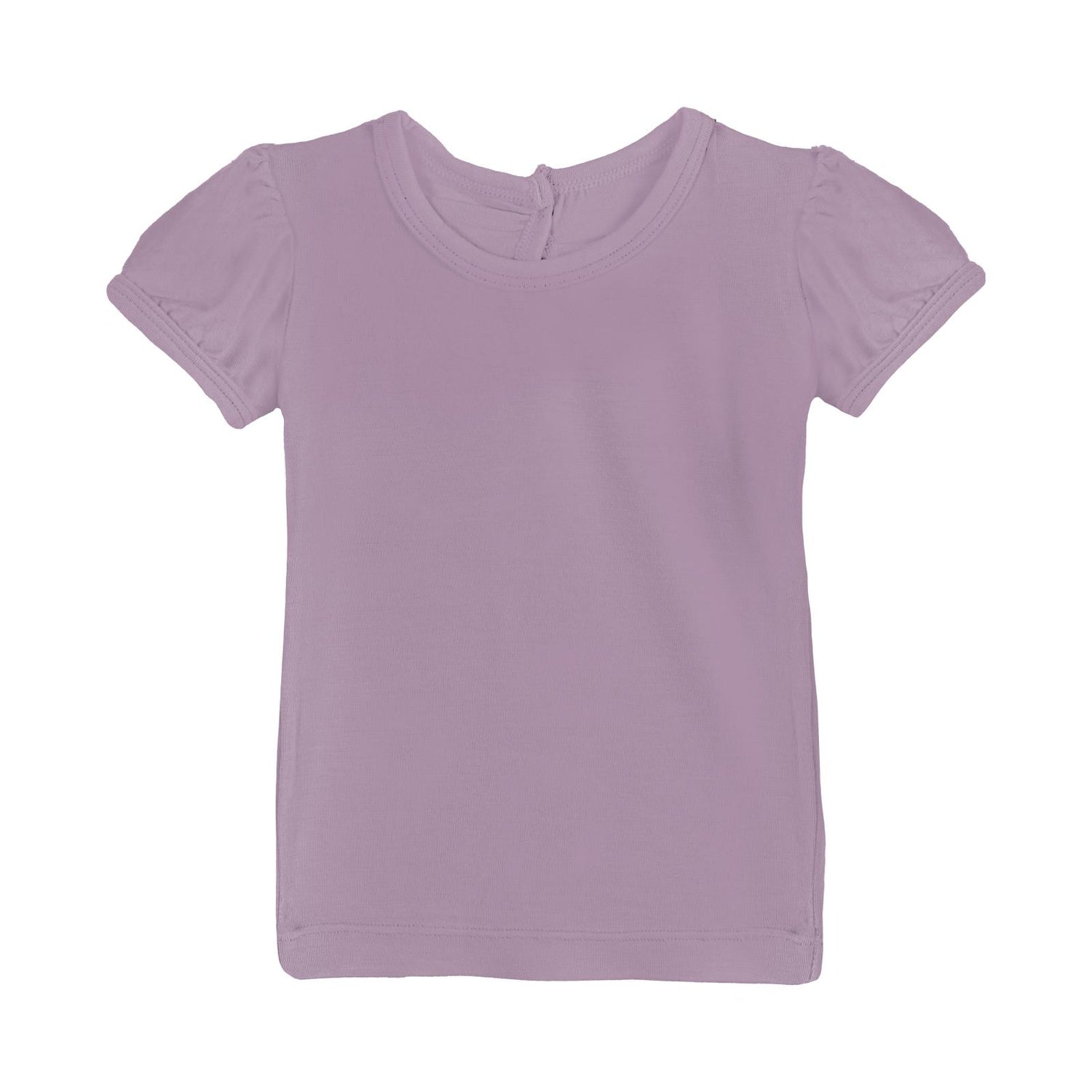 Short Sleeve Puff Tee in Lavender (314215)