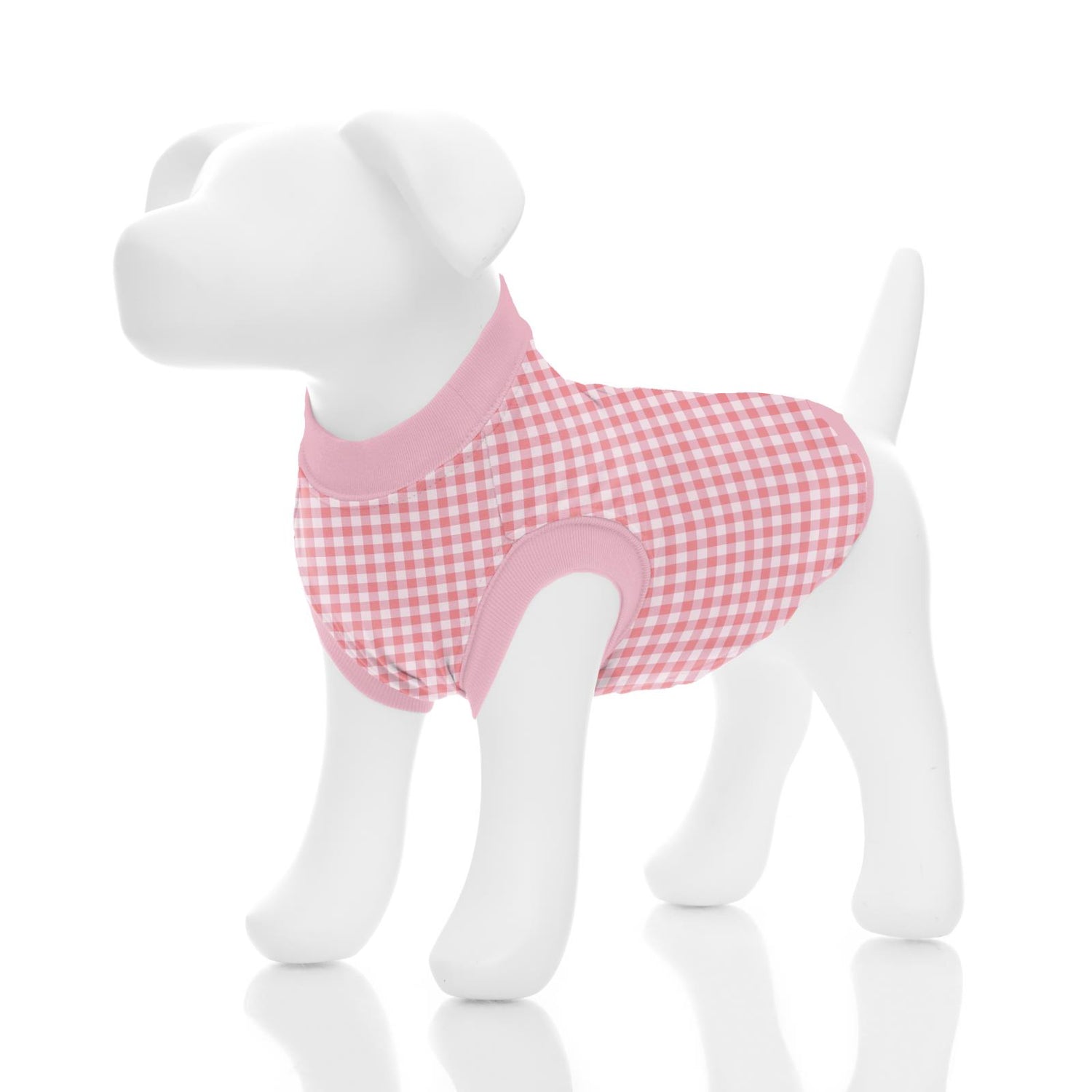 Print Sleeveless Dog Jammies in Cake Pop Gingham (313910)