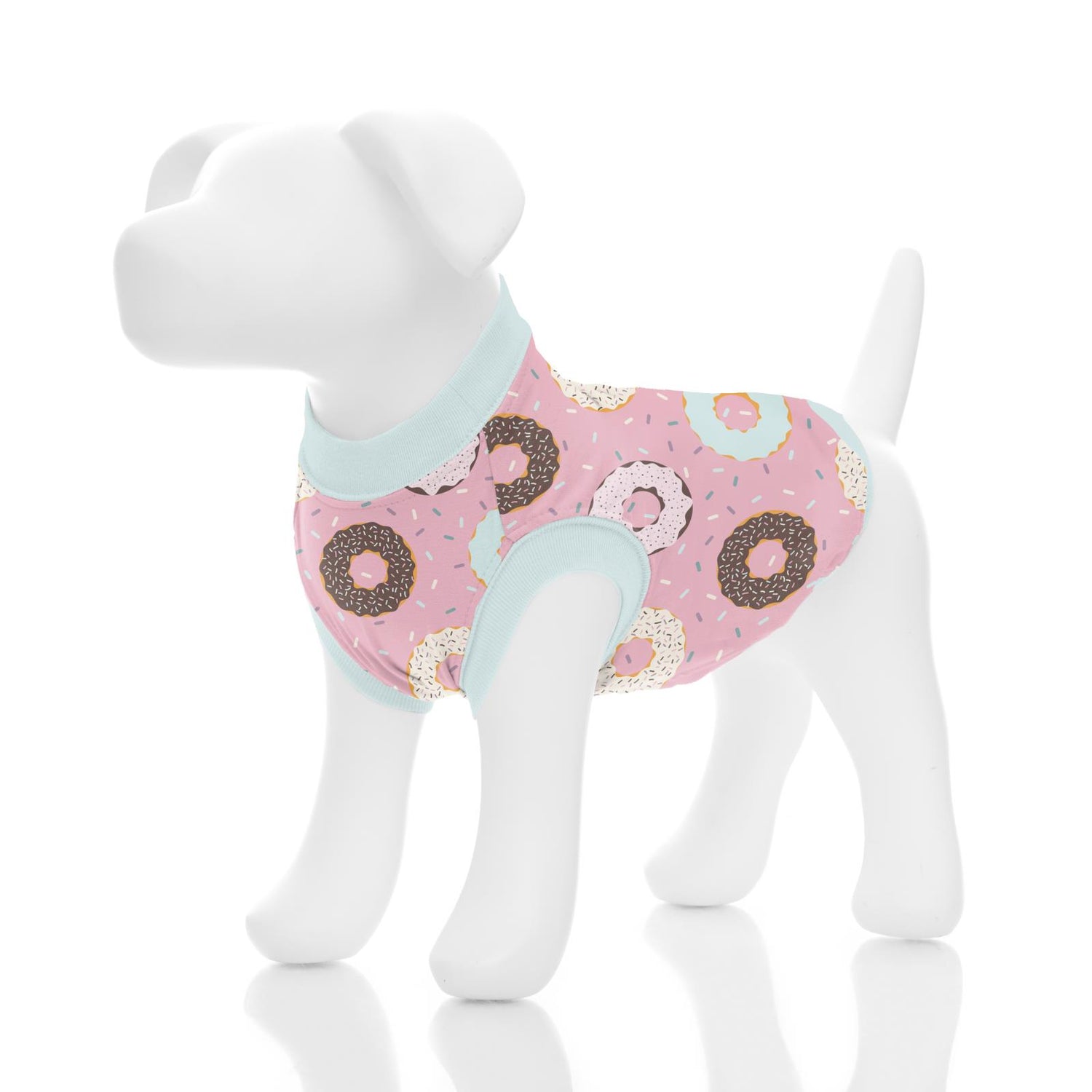 Print Sleeveless Dog Jammies in Cake Pop Donuts and Sprinkles (314061)