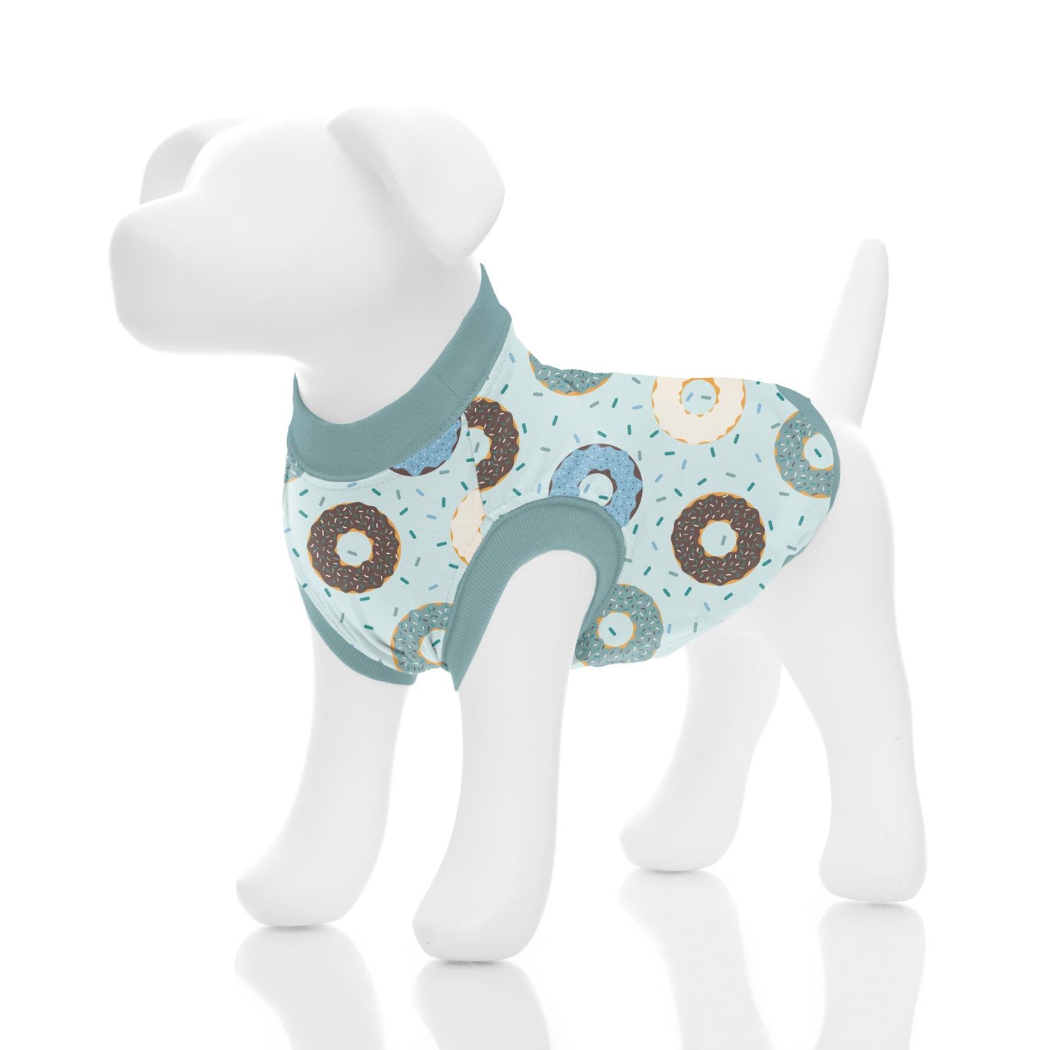 Print Sleeveless Dog Jammies in Fresh Air Donuts and Sprinkles (314113)
