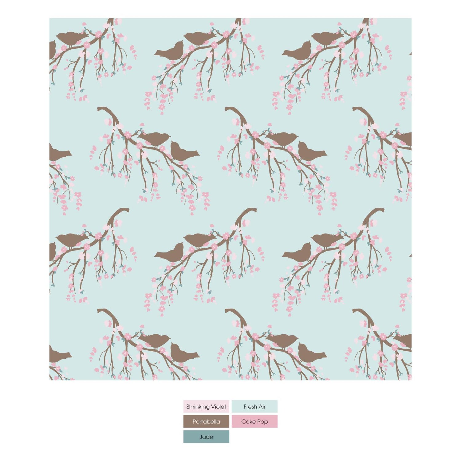 Print Bib Set of 3 in Cake Pop Doe & Fawn, Fresh Air Bird Branch & Shrinking Violet Sleeping Unicorns (360175)