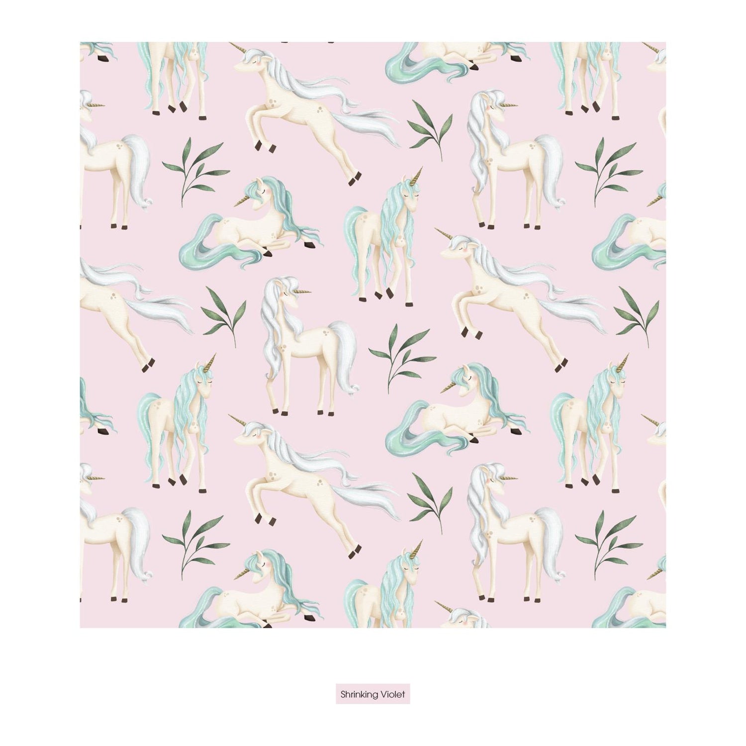 Print Bib Set of 3 in Cake Pop Doe & Fawn, Fresh Air Bird Branch & Shrinking Violet Sleeping Unicorns (360177)