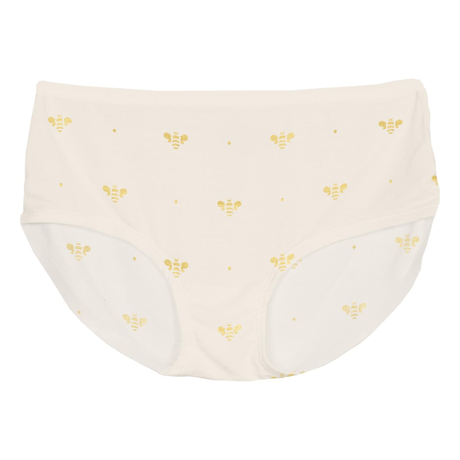 Women's Print Cheeky Underwear in Gold Bees (317916)