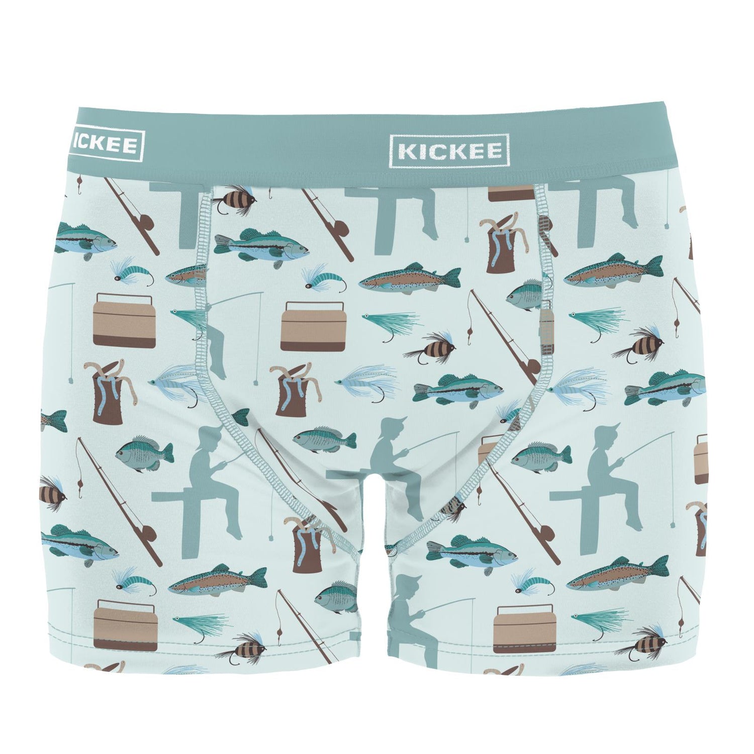 Men's Print Boxer Brief in Fresh Air Fishing (320628)