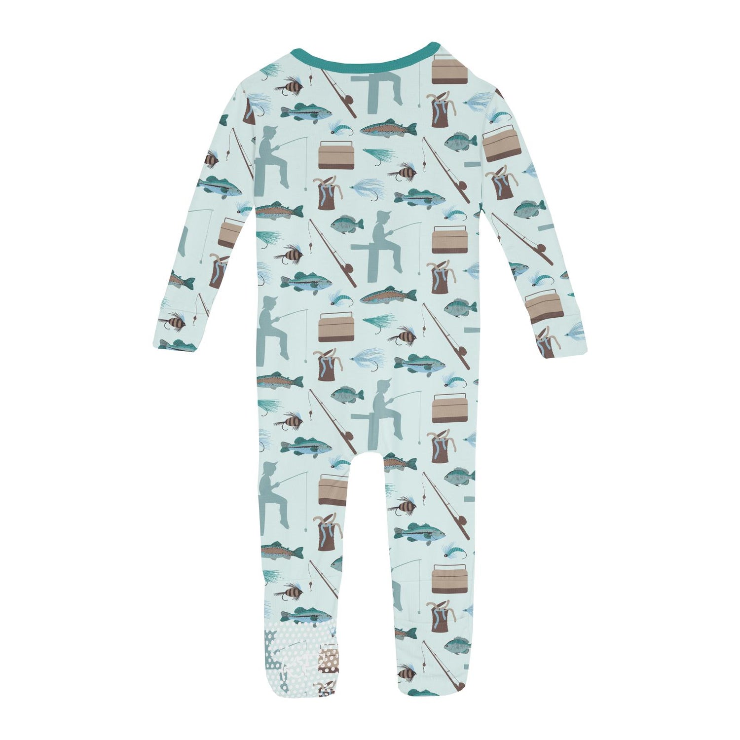 Print Convertible Sleeper with Zipper in Fresh Air Fishing (360220)