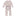 Print Muffin Ruffle Coverall with 2 Way Zipper in Latte Butterflies (320903)