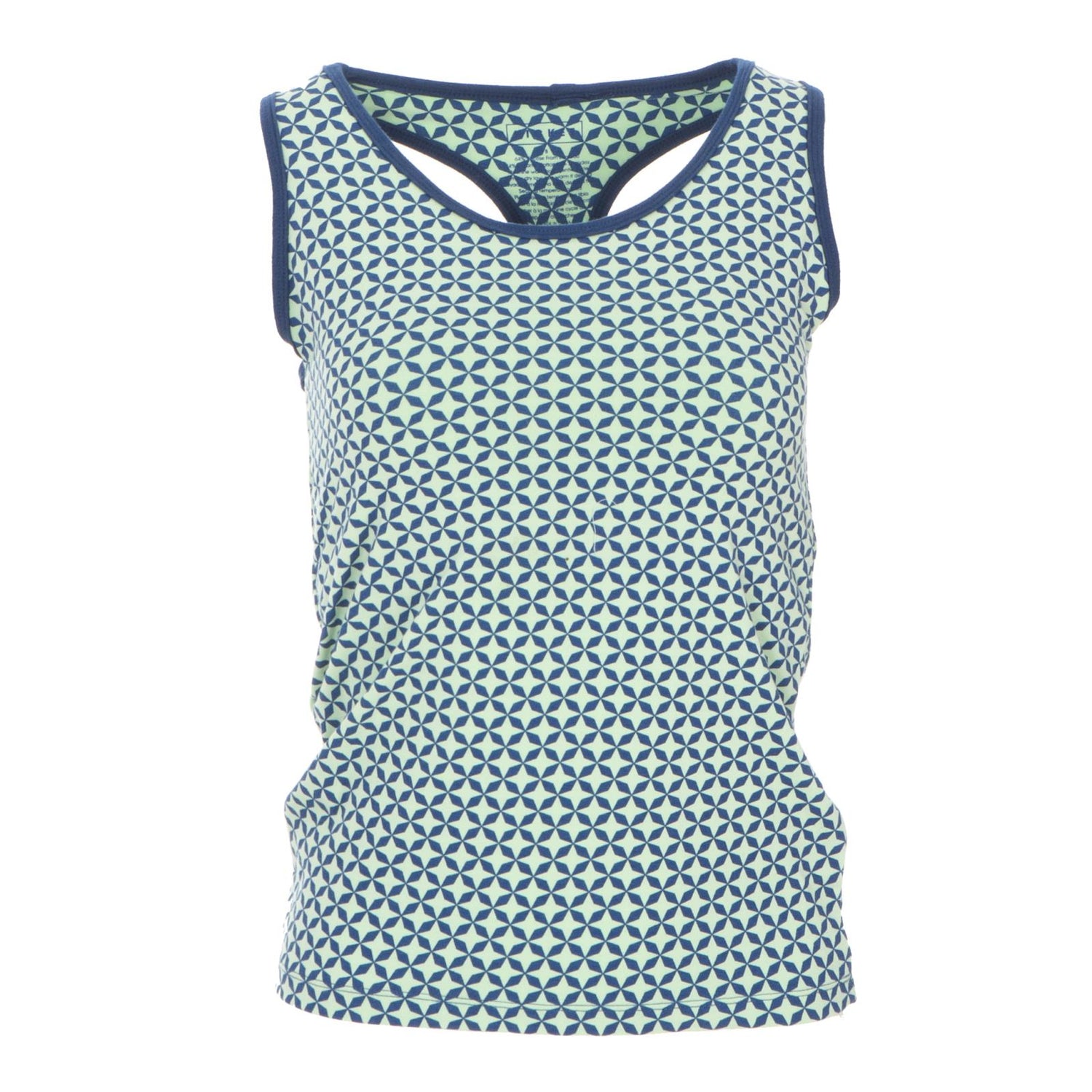 Print Women's Luxe Tank in Pistachio Taj Mahal