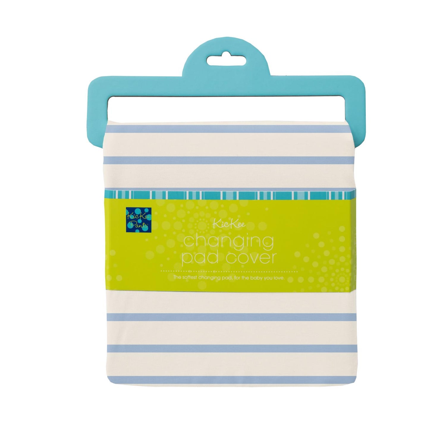 Print Changing Pad Cover in Pond Sweet Stripe (258196)