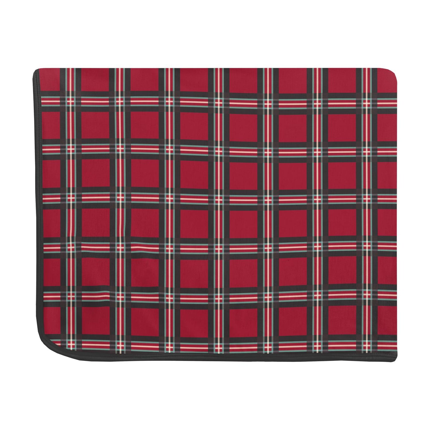 Print Grow with Me Twin to Full Flat Sheet in Classic Holiday Plaid (Twin/Full)