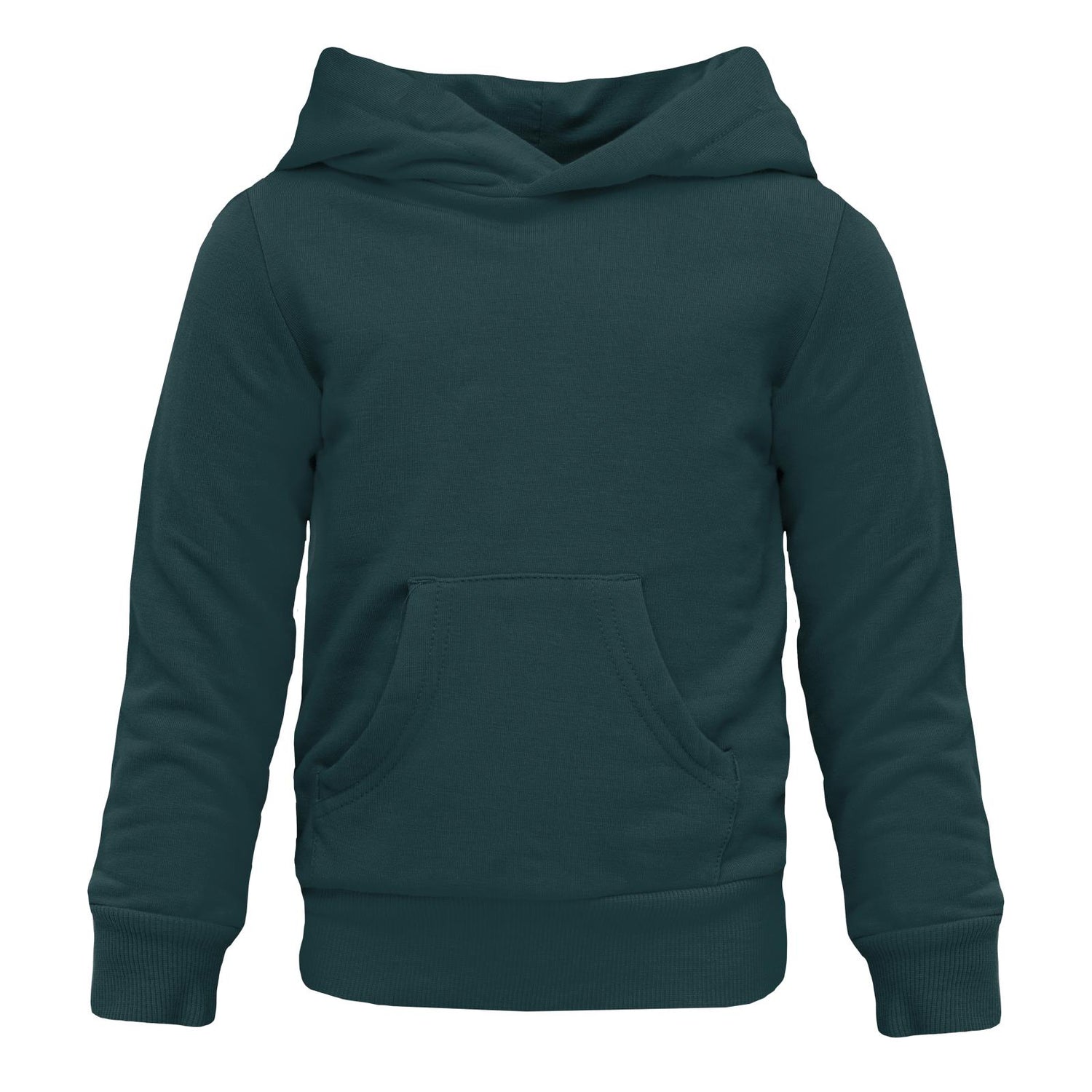 Fleece Kangaroo Pocket Pullover in Pine (252327)