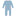 Print Coverall with 2 Way Zipper in Seaside Blue Beach Umbrellas (338901)