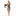 Women's Print Mid Length Lounge Robe & Layette Gown Set in Suede Cheetah Print (353874)