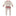 Print Muffin Ruffle Footie with 2 Way Zipper in Natural Rudolph