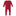 Muffin Ruffle Footie with 2 Way Zipper in Crimson