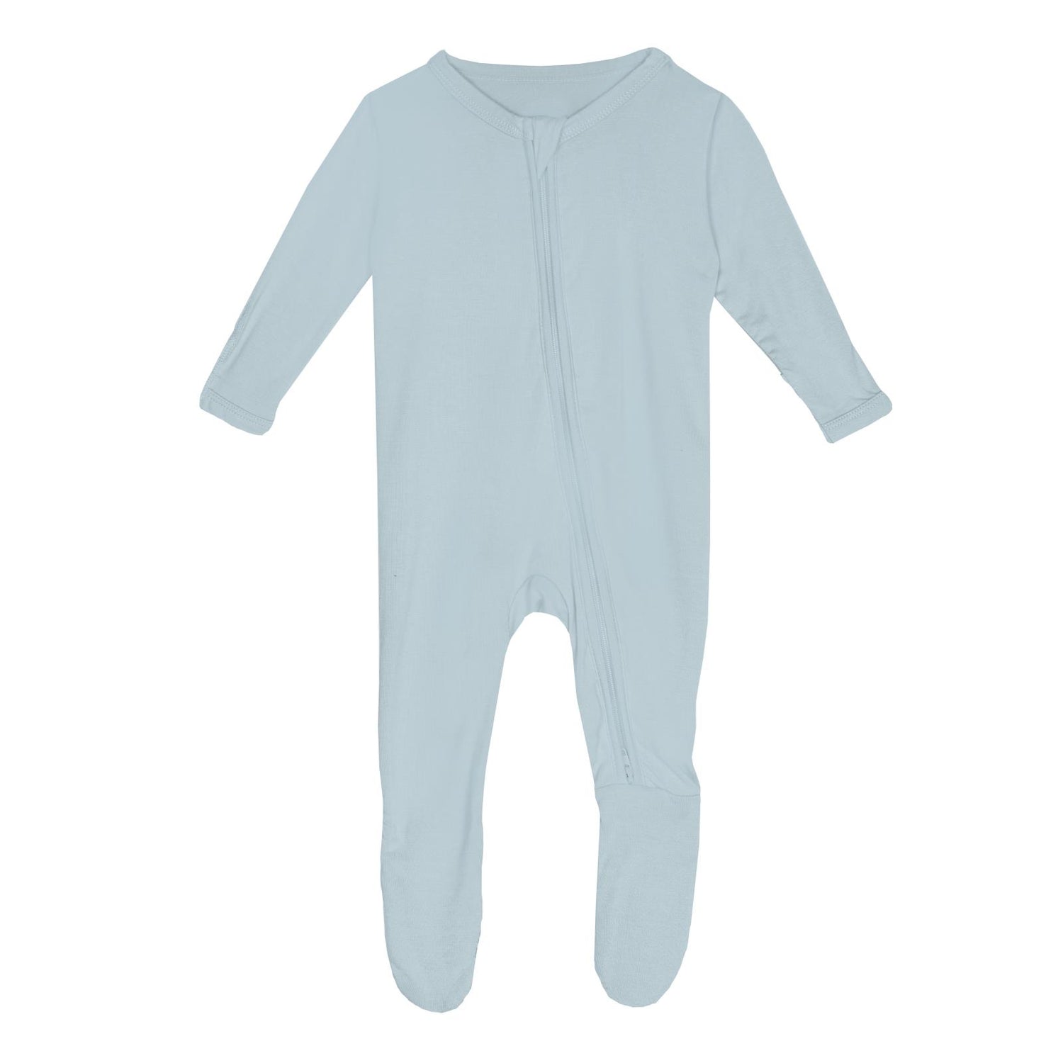 Footie with 2 Way Zipper in Spring Sky (361784)