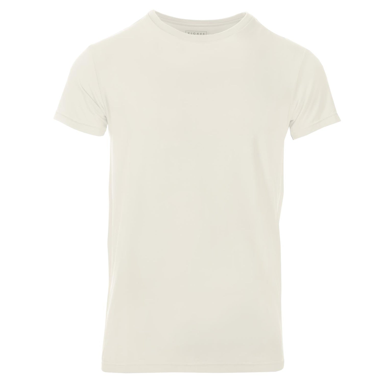 Men's Short Sleeve Crew Neck Tee in Natural (361865)