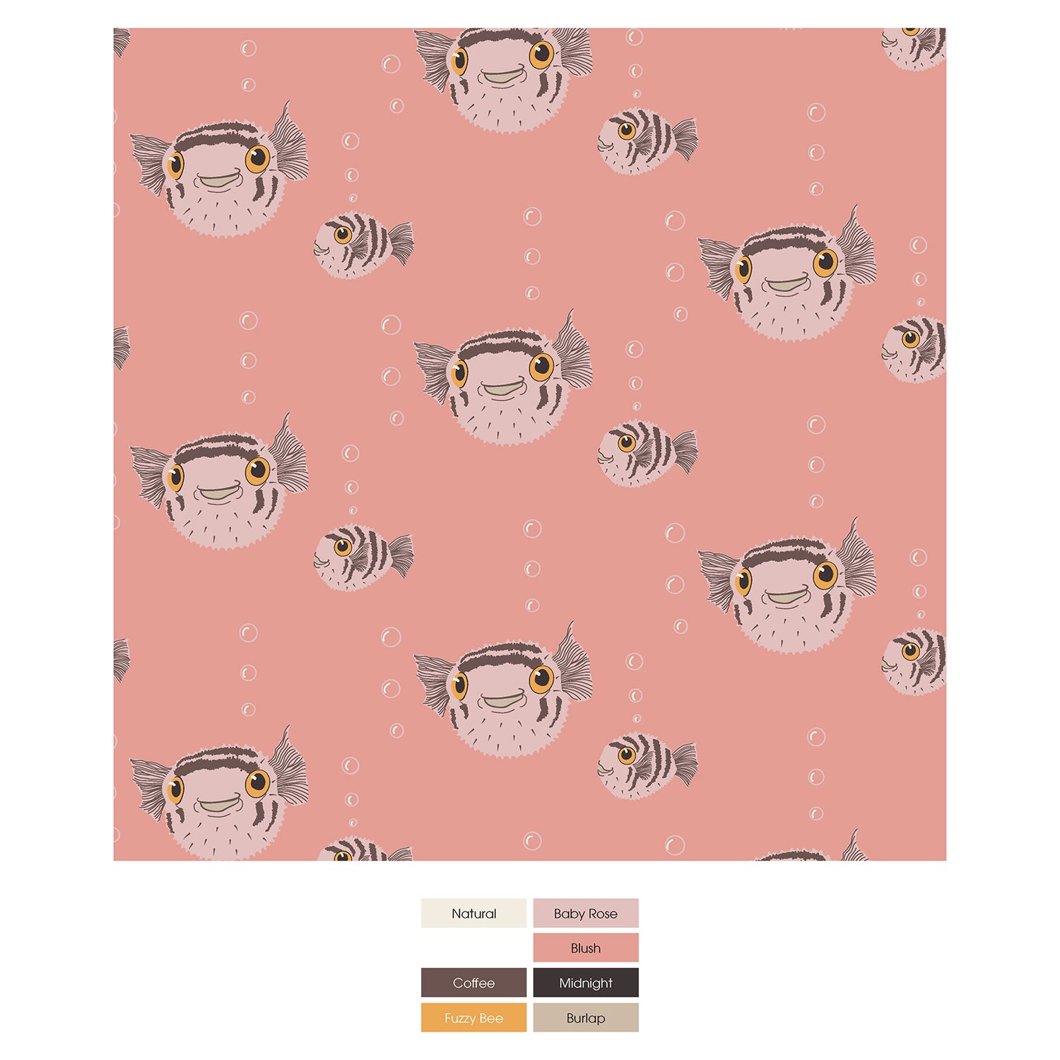 Print Footie with Snaps in Blush Puffer Family (309422)