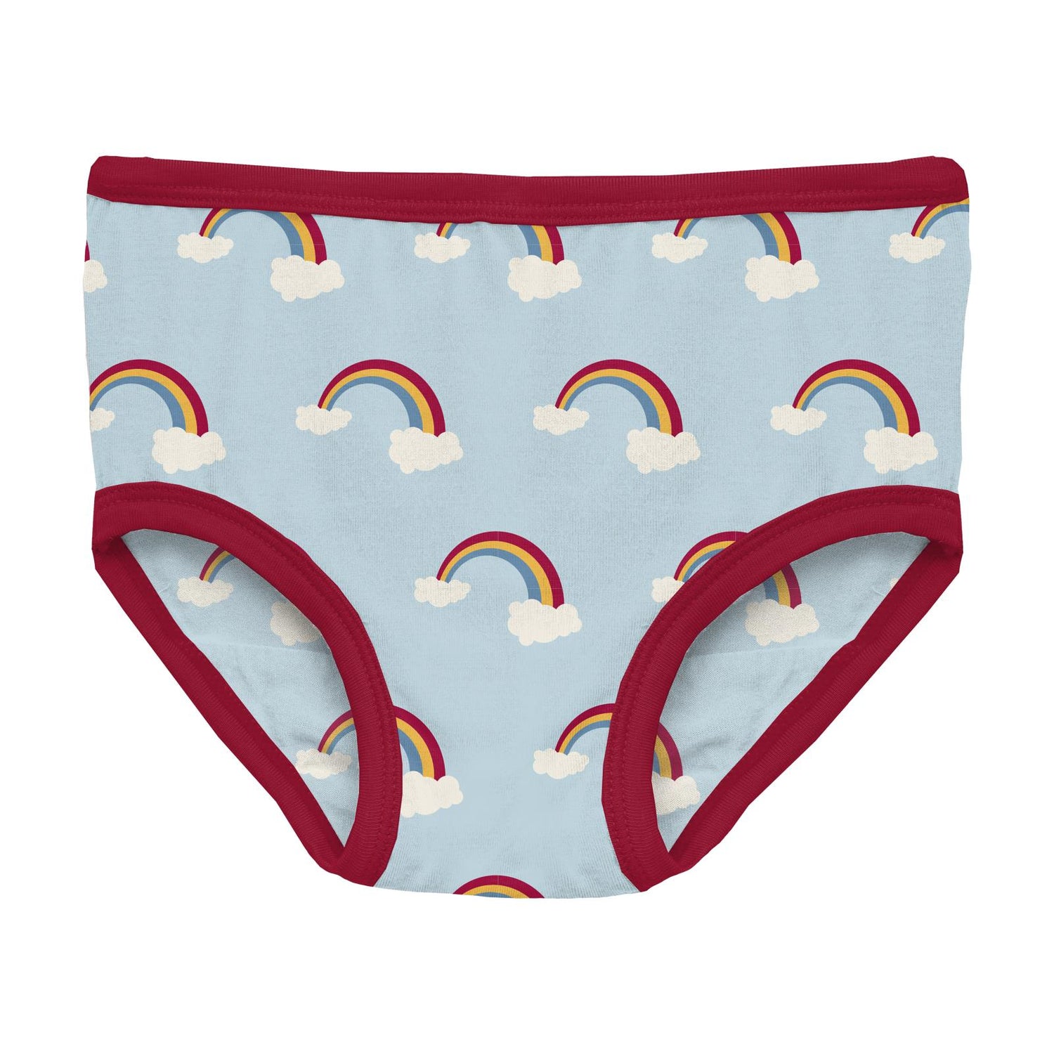 Print Girl's Underwear in Spring Sky Rainbows (221814)