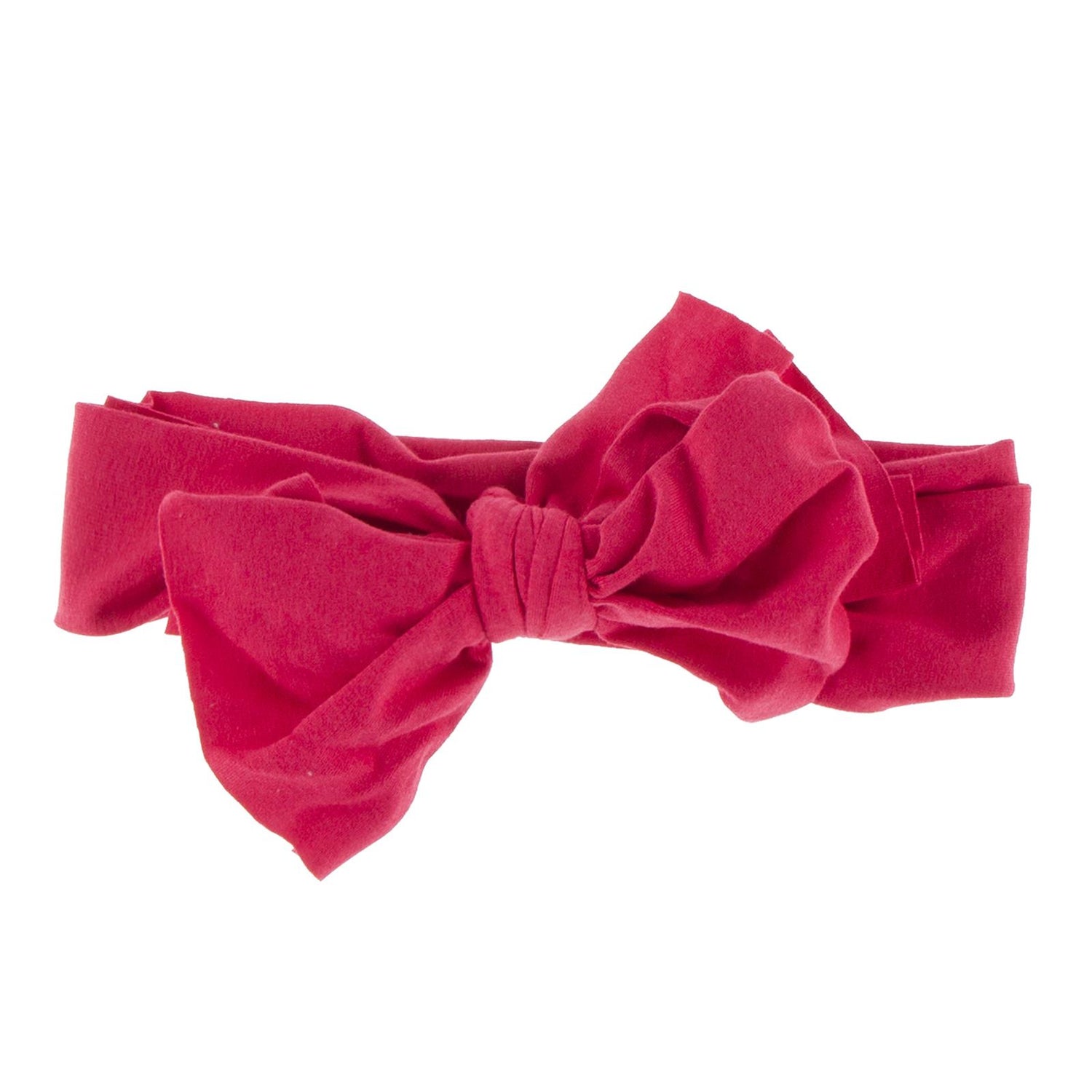 Luxe Head Wrap with Bow in Flag Red (243049)