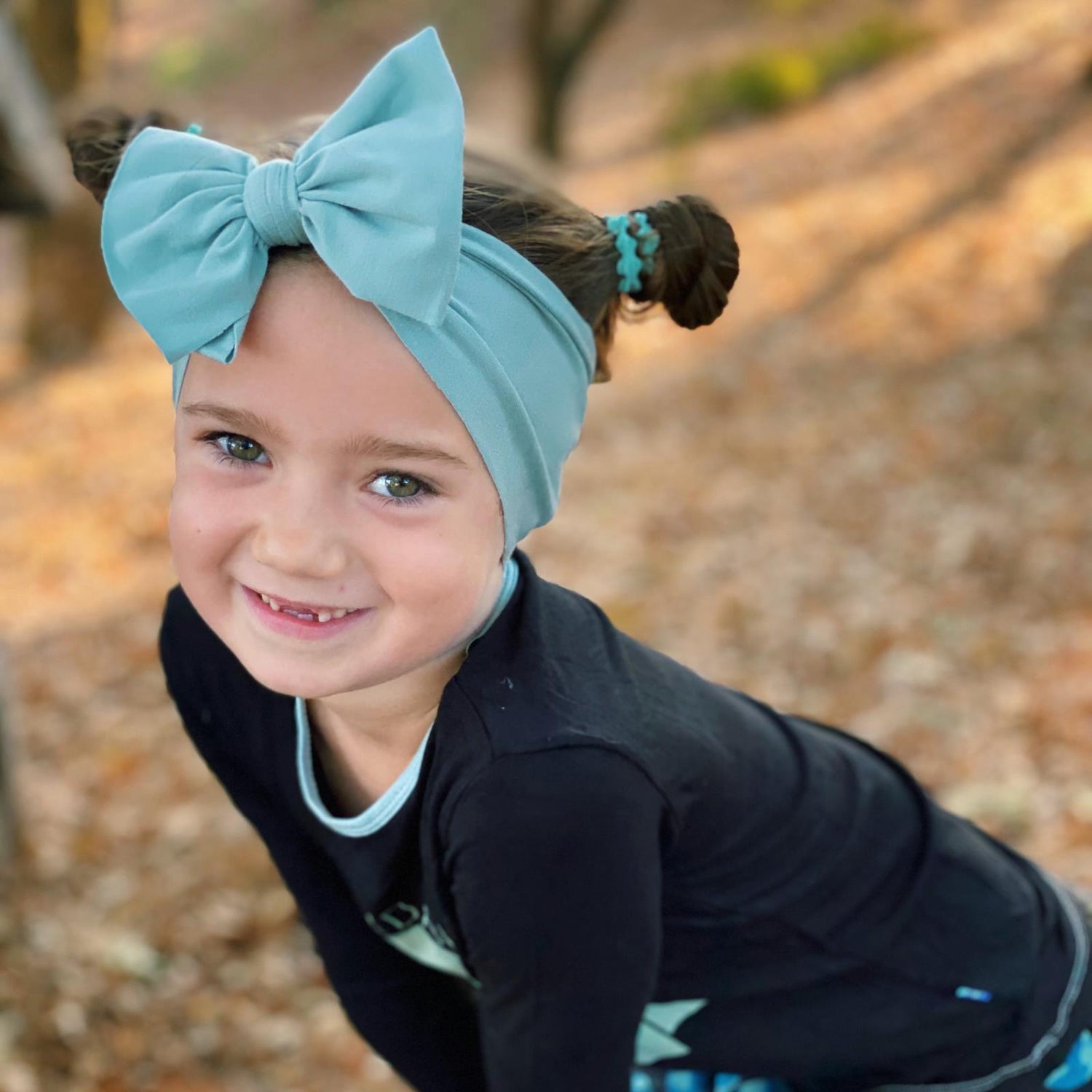 Luxe Mini Wrap with Bow in Jade (243081)