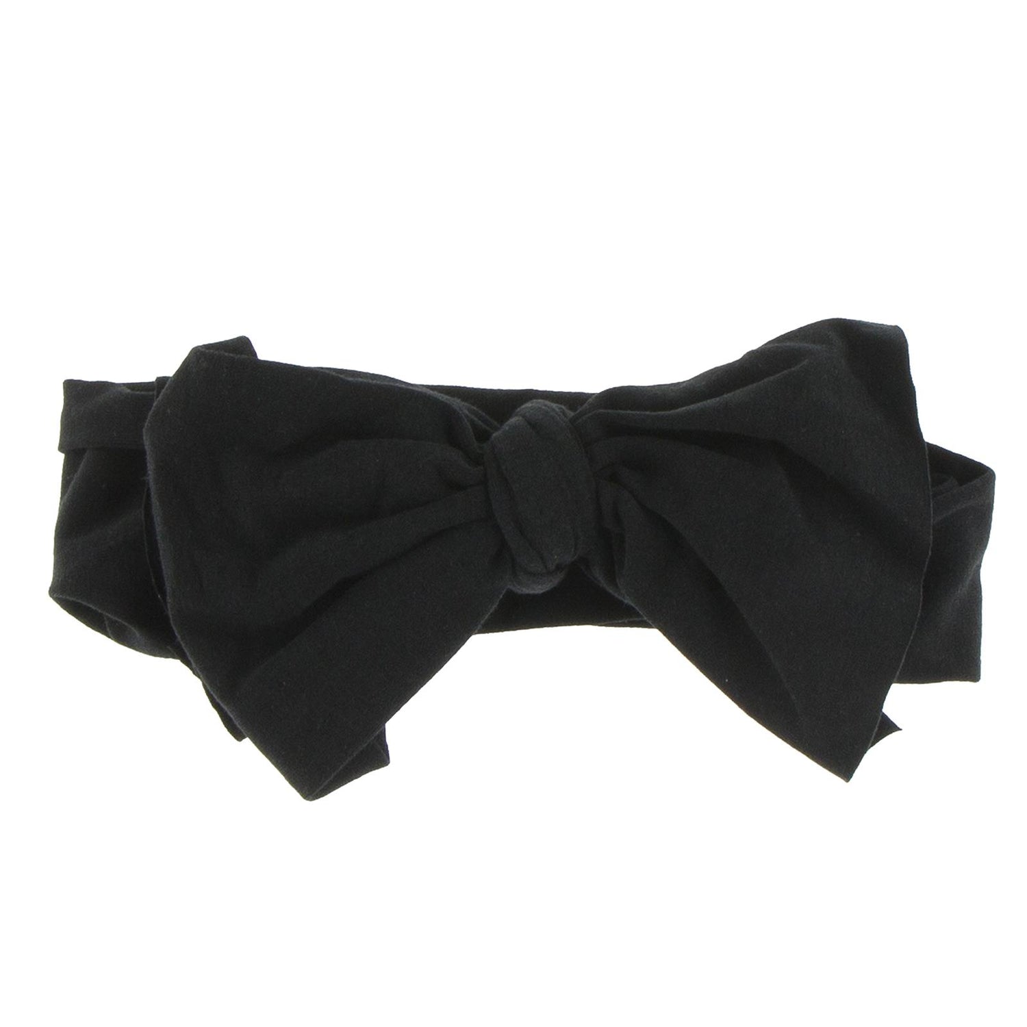 Luxe Head Wrap with Bow in Midnight (243166)
