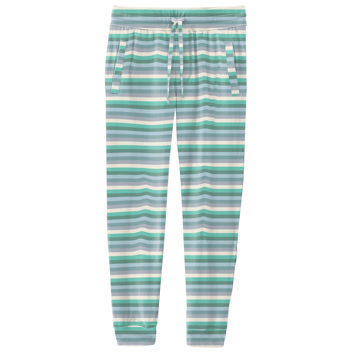 Print Luxe Athletic Joggers in April Showers Stripe (215613)