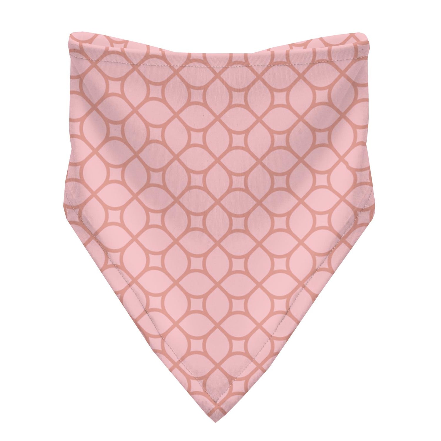 Print Bandana Bib Set of 3 in Spring Day Kites, Blush and Blush Spring Lattice (215741)