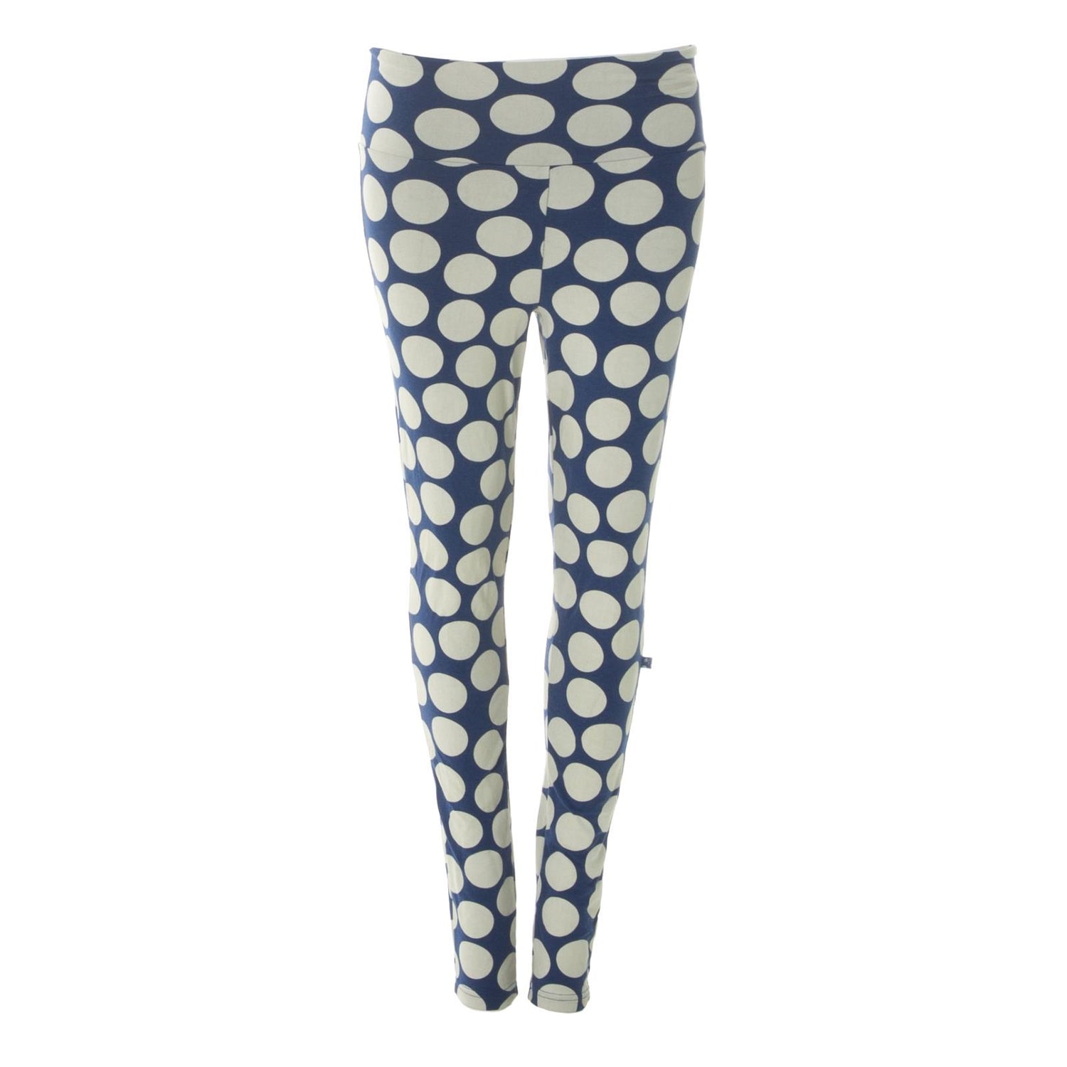 Print Women's Luxe Leggings in Navy Mod Dot