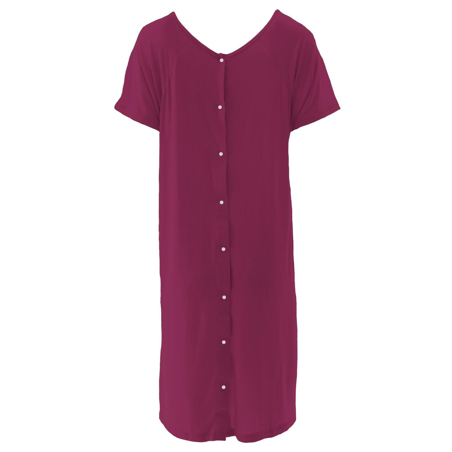 Women's Hospital Gown in Berry