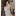 Women's Print Long Sleeve Button Down Nightshirt in Illusion Blue Mistletoe & Ribbons (358937)