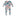 Print Classic Ruffle Footie with 2 Way Zipper in Stormy Sea Enchanted Floral