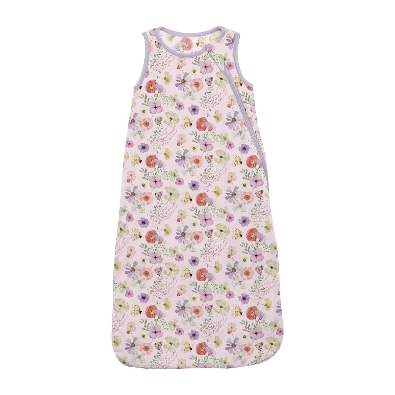 Print Fluffle Sleep Bag in Shrinking Violet Pressed Flowers (322292)