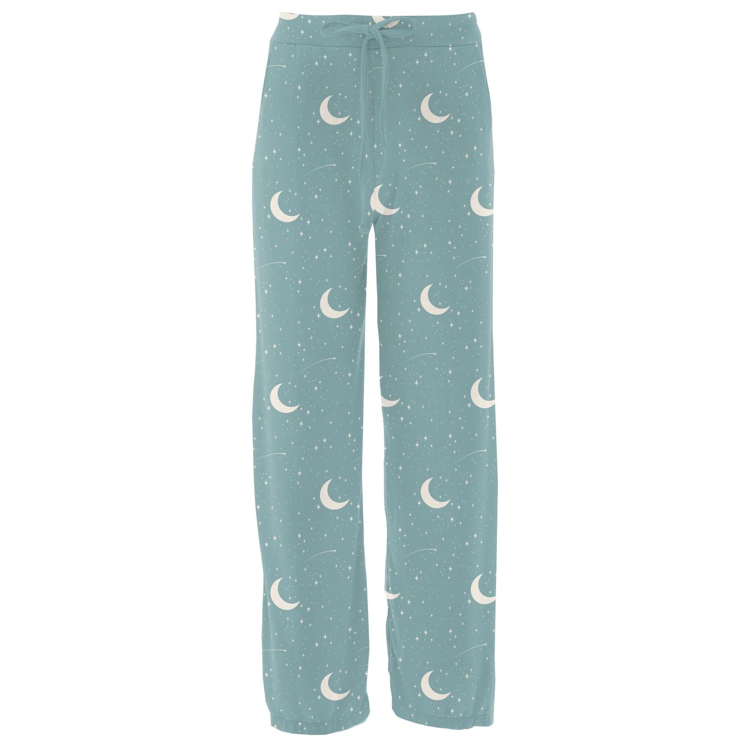 Women's Print Lounge Pants in Jade Starry Sky & Moon (322318)