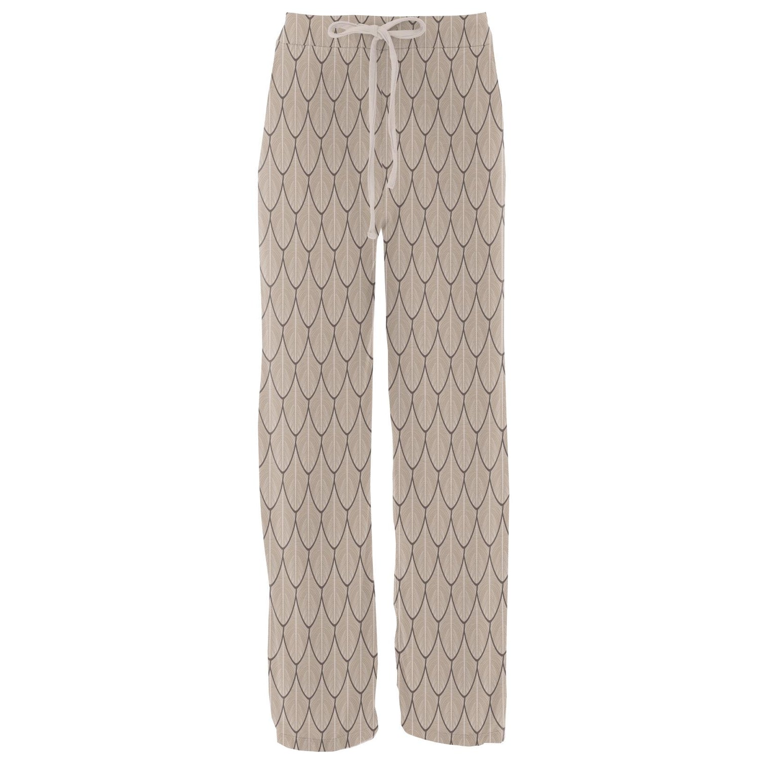 Women's Print Lounge Pants in Owl Feathers (322671)