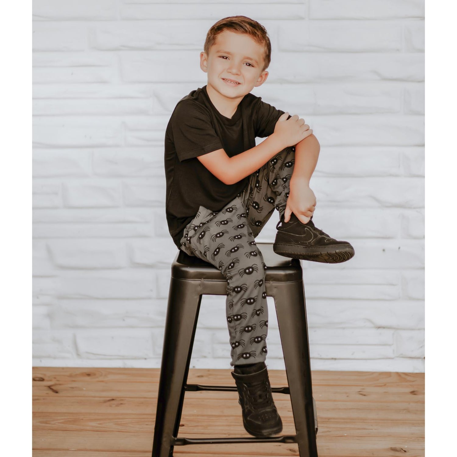 Print Lightweight Joggers in Stone Spiders (325445)