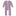 Print Coverall with 2 Way Zipper in Lavender Dandelion Wish (319166)