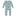 Print Coverall with 2 Way Zipper in Jade Campfire (319183)
