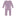 Print Coverall with 2 Way Zipper in Lavender Dandelion Wish (319195)