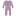 Print Coverall with 2 Way Zipper in Lavender Dandelion Wish (319215)