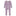 Print Coverall with 2 Way Zipper in Lavender Dandelion Wish (319361)