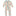 Print Coverall with 2 Way Zipper in Natural BBQ (319477)