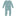 Print Coverall with 2 Way Zipper in Jade Starry Sky & Moon (319051)