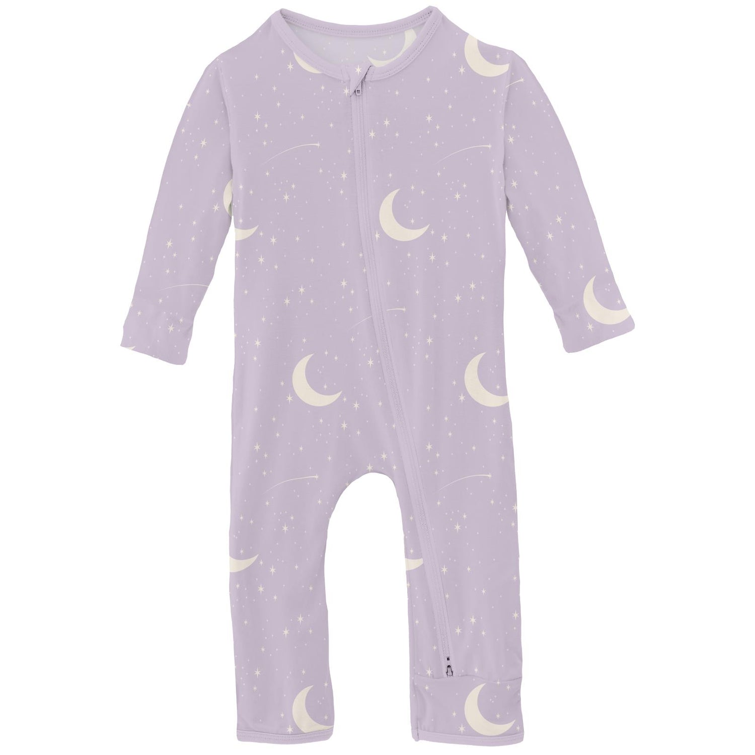 Print Coverall with 2 Way Zipper in Thistle Starry Sky & Moon (319372)