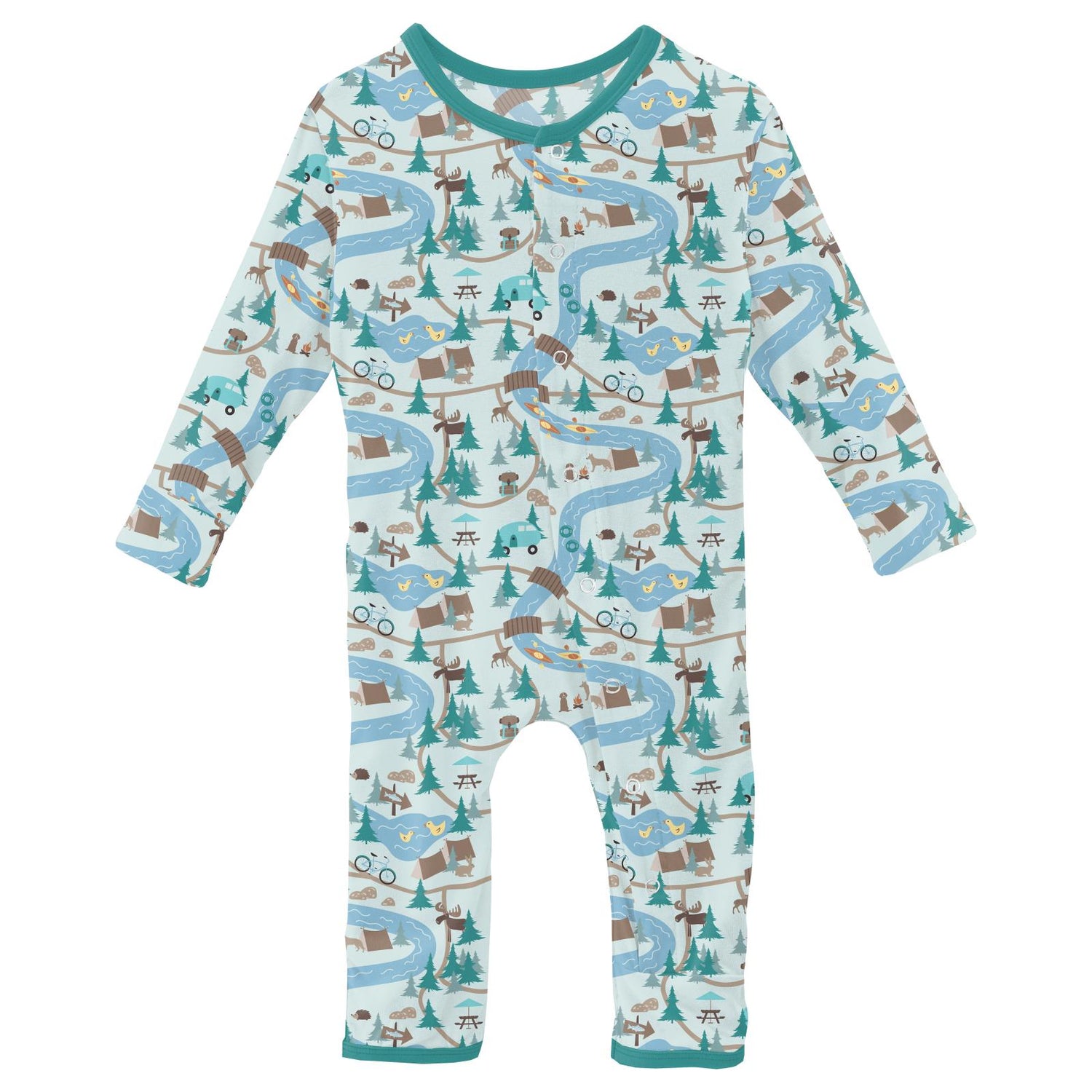 Print Coverall with Snaps in Fresh Air Campground Map (319475)