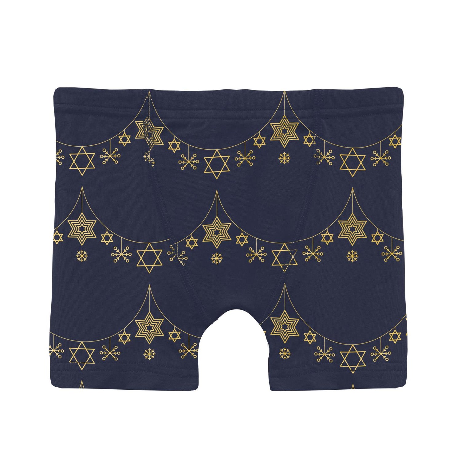 Print Boy's Boxer Brief in Winter Garland (346722)