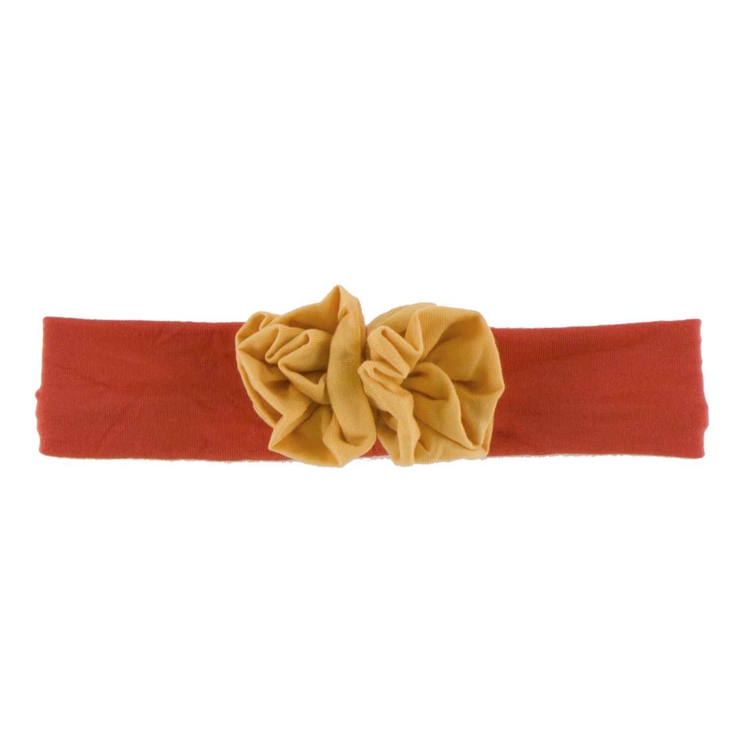 Flower Headband in Poppy with Marigold (350027)