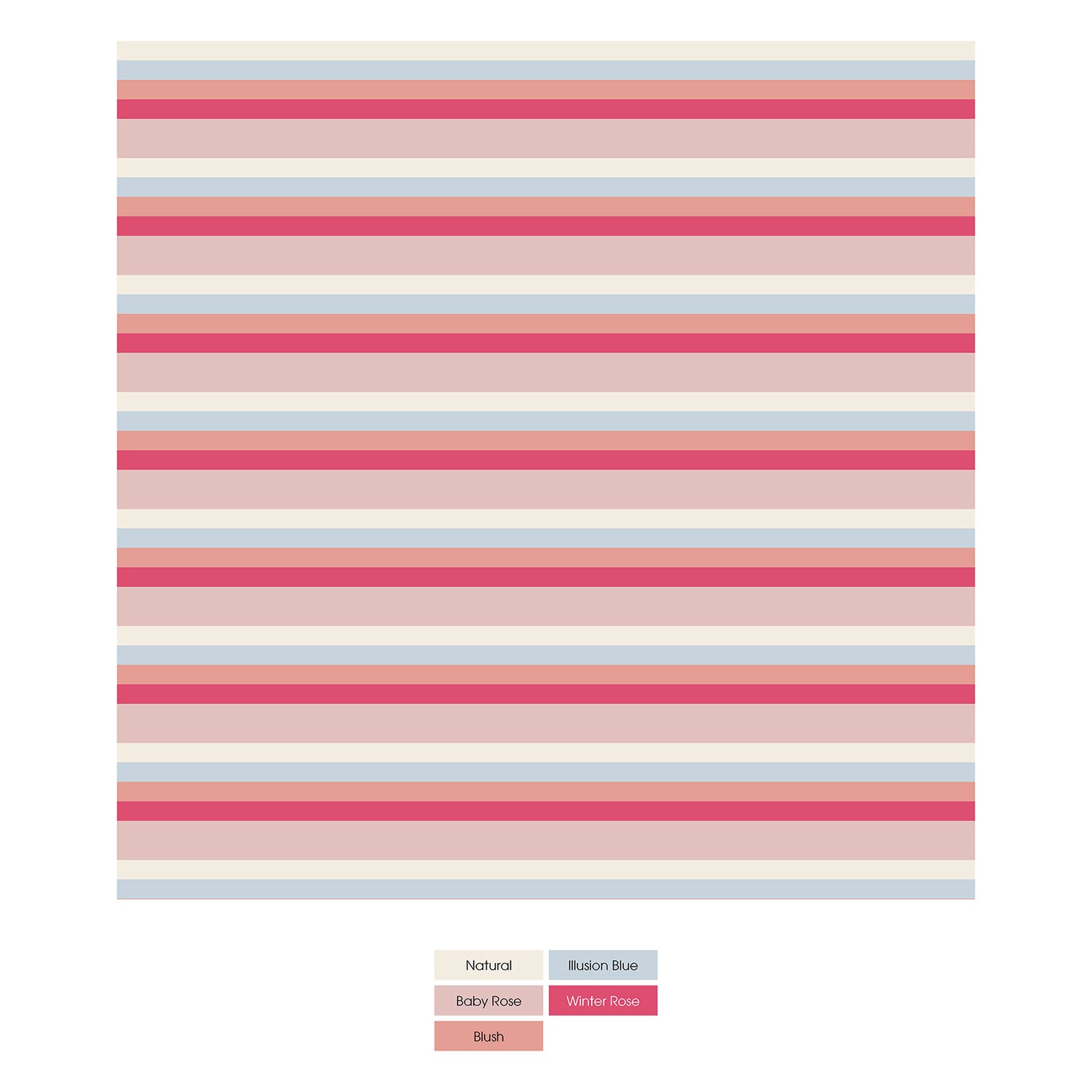 Print Sherpa-Lined Throw Blanket in Baby Rose Stripe
